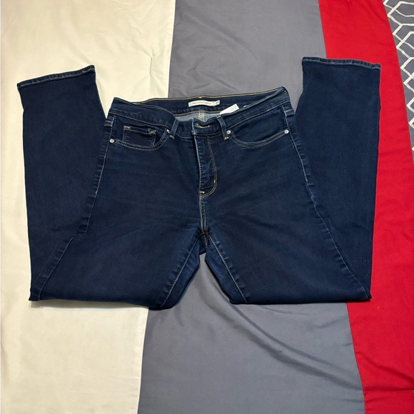 Levi's Denim - Levi's Dark Blue Straight Leg Women's Jeans